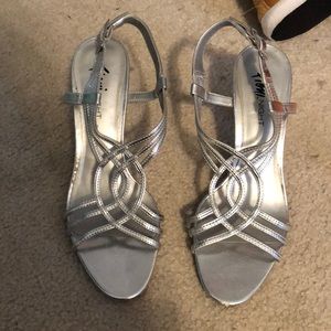Silver heels